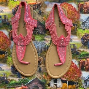 Wet Seal Bling Sandals ~ Size 8